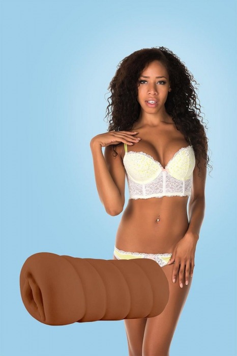 Коричневый мастурбатор-вагина BRIANNA - Dream Toys - в Реутове купить с доставкой