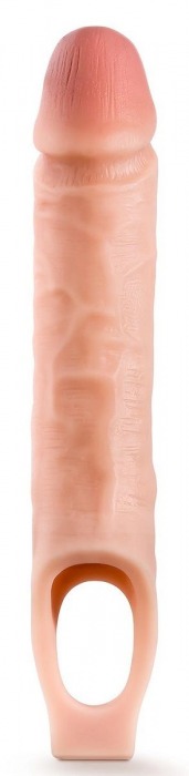 Телесная насадка на пенис 10 Inch Cock Sheath Extender - 25 см. - Blush Novelties - в Реутове купить с доставкой