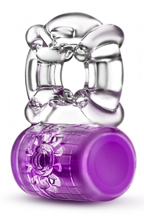 Фиолетовое эрекционное виброкольцо Pleaser Rechargeable C-Ring - Blush Novelties - в Реутове купить с доставкой