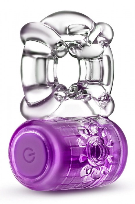 Фиолетовое эрекционное виброкольцо One Night Stand Vibrating C-Ring - Blush Novelties - в Реутове купить с доставкой