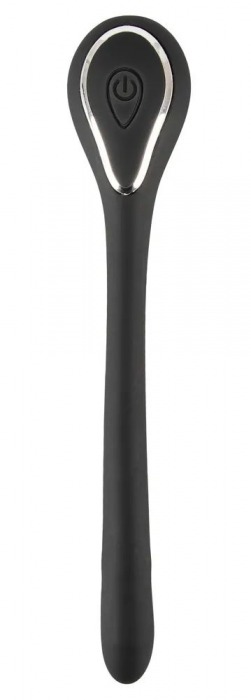 Черный гибкий уретральный стимулятор с вибрацией Vibrating Bendable Dilator - 13,5 см. - Orion - купить с доставкой в Реутове
