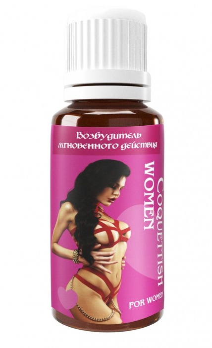 Возбудитель мгновенного действия Coquettish Women - 30 мл. - Миагра - купить с доставкой в Реутове