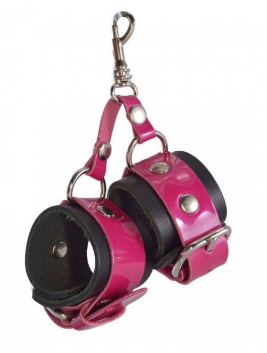 Розово-черный брелок  Наручники - Sitabella - купить с доставкой в Реутове