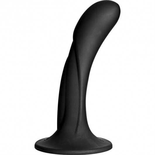 Черная изогнутая насадка Vac-U-Lock G-Spot - 16,5 см. - Doc Johnson - купить с доставкой в Реутове