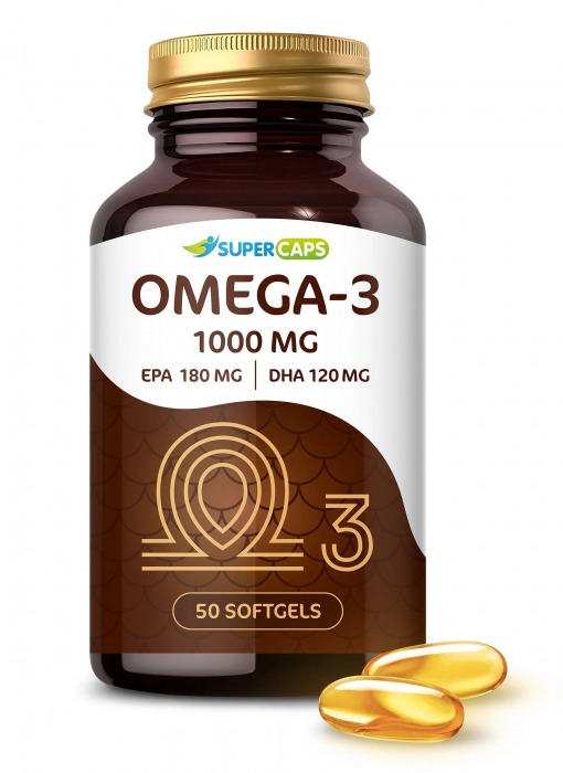 Пищевая добавка SuperCaps OMEGA-3 - 50 капсул (1000 мг) - SuperCaps - купить с доставкой в Реутове