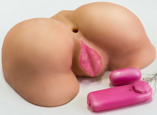Вибровагина с двумя отверстиями и с выносным пультом - LOVETOY (А-Полимер) - в Реутове купить с доставкой