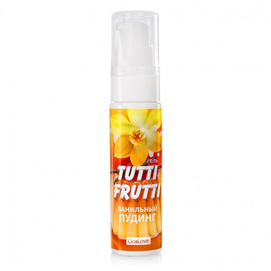 Интимный гель на водной основе Tutti-Frutti  Ванильный пудинг  - 30 гр. - Биоритм - купить с доставкой в Реутове