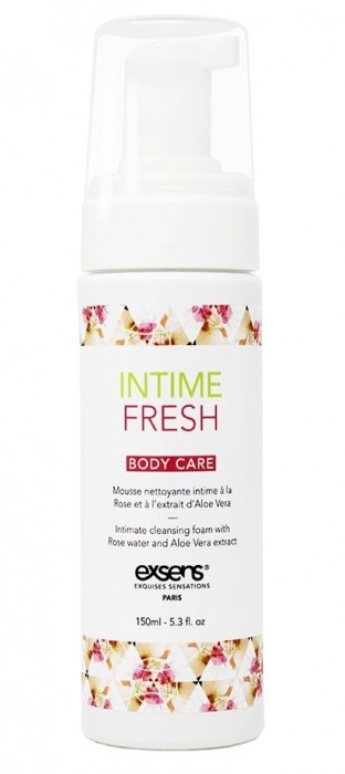 Органическая интимная очищающая пенка Intime Fresh - 150 мл. - Exsens - купить с доставкой в Реутове