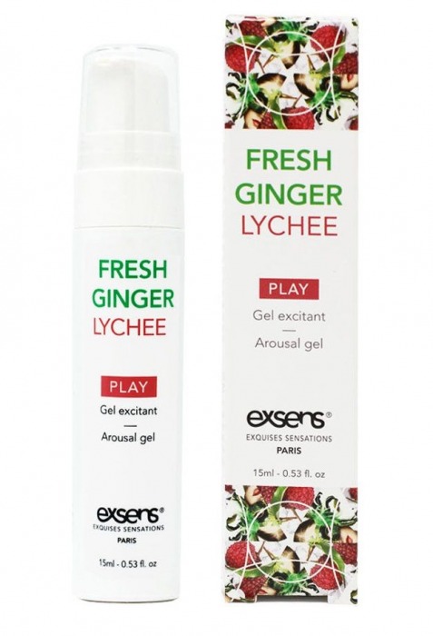 Возбуждающий гель Fresh Ginger Lychee Arousal Gel - 15 мл. - Exsens - купить с доставкой в Реутове