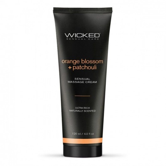 Массажный легкий крем WICKED Orange Blossom plus Patchouli - 120 мл. - Wicked - купить с доставкой в Реутове