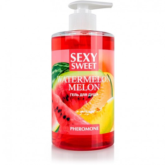 Гель для душа Sexy Sweet Watermelon Melon с ароматом арбуза, дыни и феромонами - 430 мл. -  - Магазин феромонов в Реутове