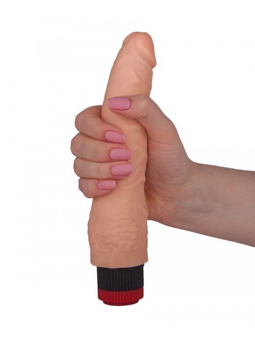 Гелевый вибромассажёр без мошонки - 17,5 см. - LOVETOY (А-Полимер)