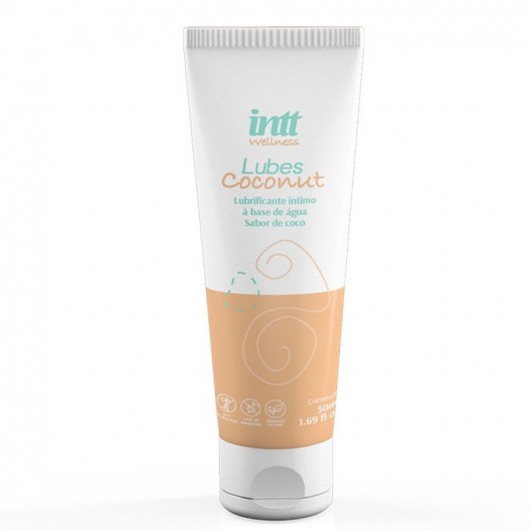 Лубрикант на водной основе Lubes Coconut с ароматом кокоса - 50 гр. - INTT - купить с доставкой в Реутове