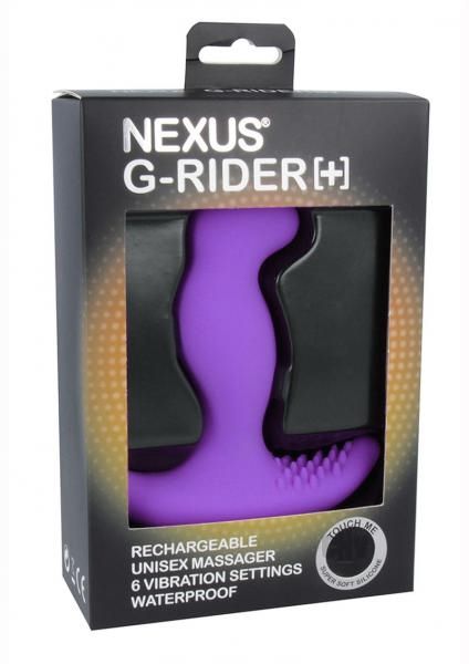 Фиолетовый вибромассажер простаты Nexus G-Rider+ - 12,6 см. - Nexus Range - в Реутове купить с доставкой