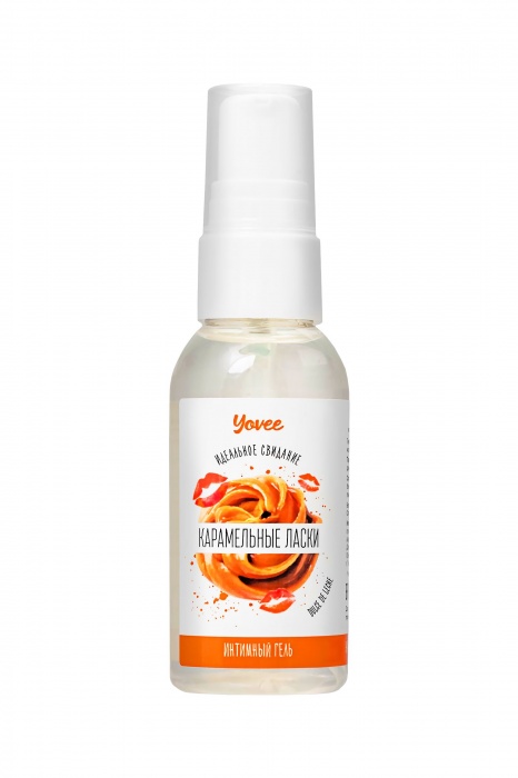 Съедобная гель-смазка Yovee «Карамельные ласки» с Д-пантенолом и вкусом Dulce de Leche - 50 мл. - ToyFa - купить с доставкой в Реутове