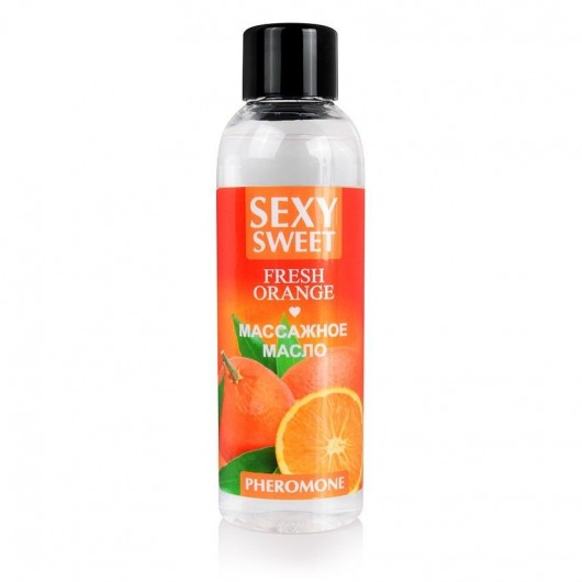 Массажное масло Sexy Sweet Fresh Orange с ароматом апельсина и феромонами - 75 мл. - Биоритм - купить с доставкой в Реутове