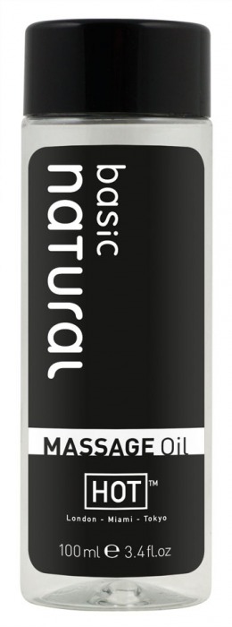 Массажное масло для тела Natural Basic - 100 мл. - HOT - купить с доставкой в Реутове