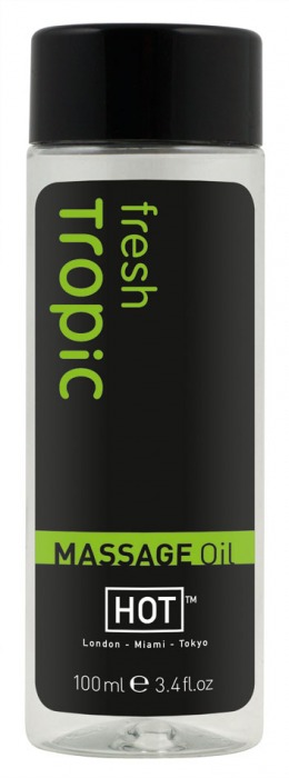 Массажное масло для тела Tropic Fresh - 100 мл. - HOT - купить с доставкой в Реутове