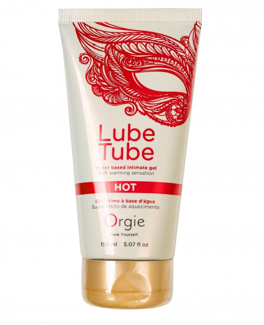 Интимный гель на водной основе Lube Tube Hot с разогревающим эффектом - 150 мл. - ORGIE - купить с доставкой в Реутове