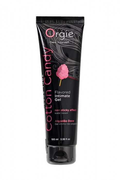 Интимный гель на водной осное Lube Tube Cotton Candy со вкусом сахарной ваты - 100 мл. - ORGIE - купить с доставкой в Реутове