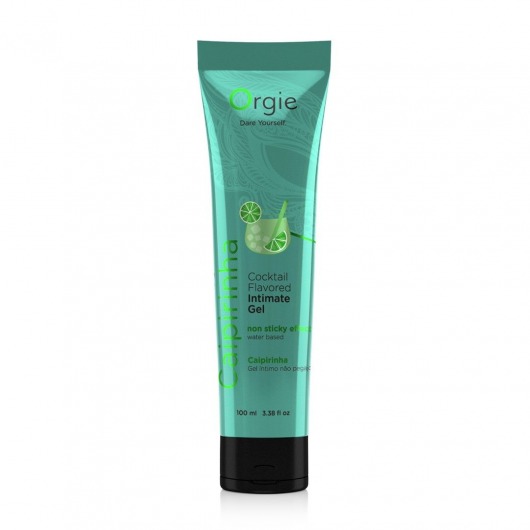 Съедобный интимный гель Orgie Lube Tube Cocktail Caipirinha - 100 мл. - ORGIE - купить с доставкой в Реутове