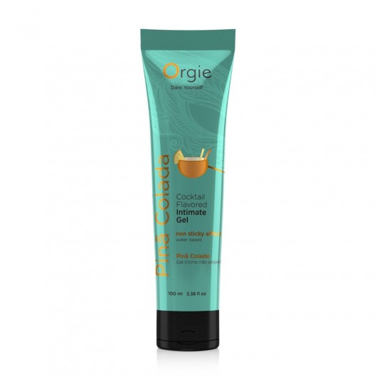 Съедобный интимный гель Orgie Lube Tube Cocktail Pina Colada - 100 мл. - ORGIE - купить с доставкой в Реутове
