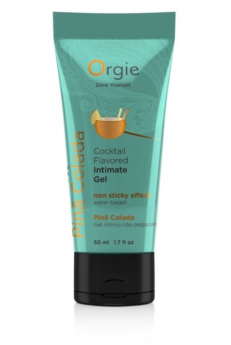 Съедобный интимный гель Orgie Lube Tube Cocktail Pina Colada - 50 мл. - ORGIE - купить с доставкой в Реутове