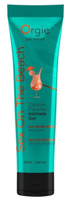 Съедобный интимный гель Orgie Lube Tube Cocktail Sex On The Beach - 100 мл. - ORGIE - купить с доставкой в Реутове