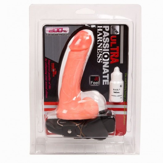 Женский страпон изогнутой формы - 18,3 см. - Baile - купить с доставкой в Реутове