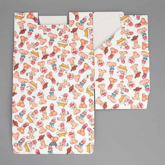 Сборная подарочная коробка «Веселые джентельмены» -  22 х 15 х 10 см. - Сима-Ленд - купить с доставкой в Реутове