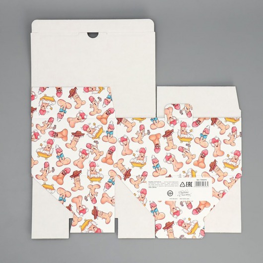 Сборная подарочная коробка «Веселые джентельмены» -  22 х 15 х 10 см. - Сима-Ленд - купить с доставкой в Реутове