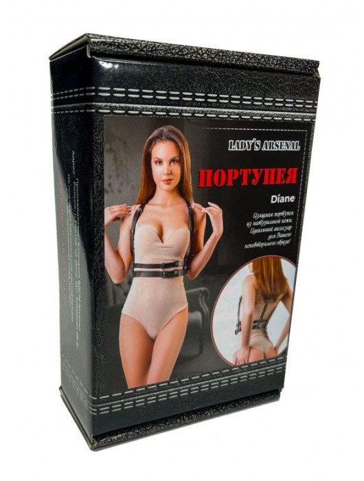 Изящная портупея из натуральной кожи Diane - БДСМ Арсенал - купить с доставкой в Реутове