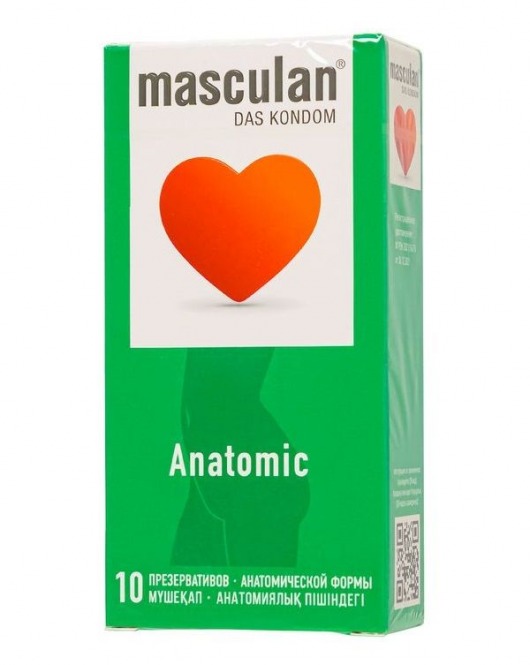 Презервативы анатомической формы Masculan Anatomic - 10 шт. - Masculan - купить с доставкой в Реутове