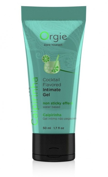 Съедобный интимный гель Orgie Lube Tube Cocktail Caipirinha - 50 мл. - ORGIE - купить с доставкой в Реутове