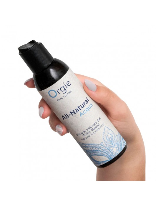 Интимный гель на водной основе Orgie All-Natural Acqua - 150 мл. - ORGIE - купить с доставкой в Реутове