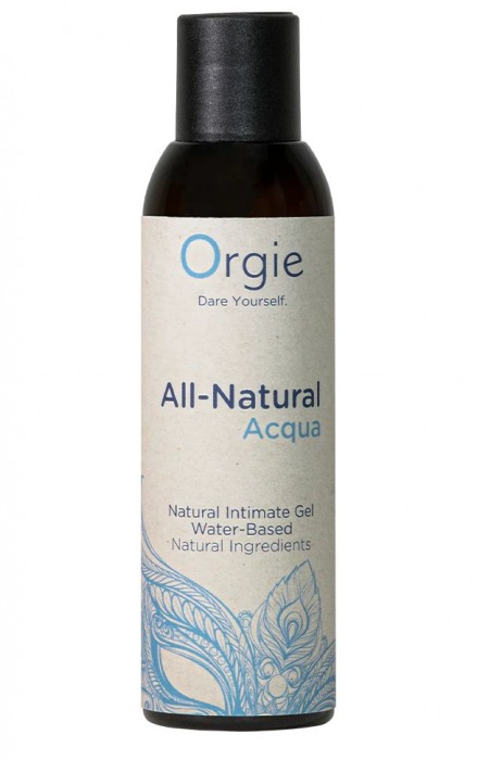 Интимный гель на водной основе Orgie All-Natural Acqua - 150 мл. - ORGIE - купить с доставкой в Реутове
