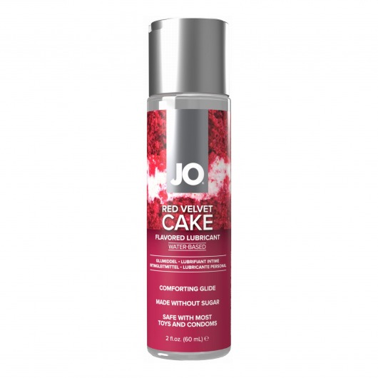 Лубрикант на водной основе JO H2O Red Velvet Cake Flavored Lubricant - 60 мл. - System JO - купить с доставкой в Реутове