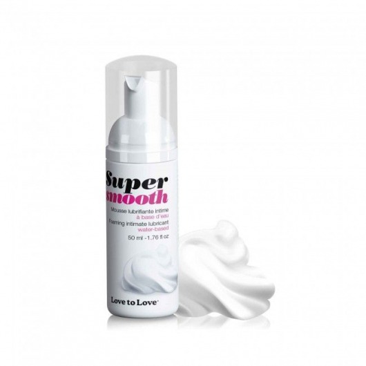 Лубрикант нежнейшая пенка Super Smooth Foaming Intime Lubricant - 50 мл. - Love to Love - купить с доставкой в Реутове