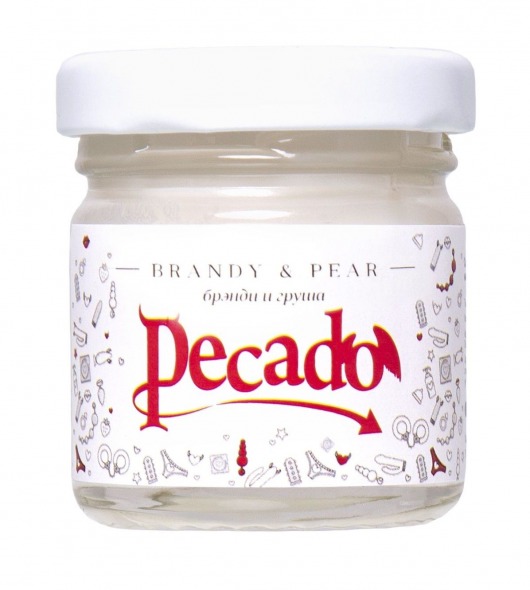 Массажная свеча Brandy   Pear - 35 мл. - Pecado - купить с доставкой в Реутове