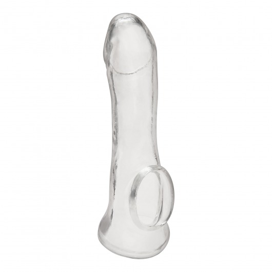 Прозрачная насадка на пенис Transparent Penis Enhancing Sleeve Extension - 15,9 см. - BlueLine - в Реутове купить с доставкой