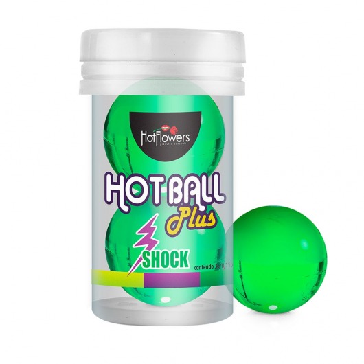 Лубрикант на силиконовой основе Hot Ball Plus с покалывающим эффектом (2 шарика по 3 гр.) - HotFlowers - купить с доставкой в Реутове