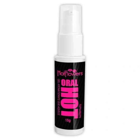 Гель для оральных ласк Oral Hot с согревающим эффектом - 15 гр. - HotFlowers - купить с доставкой в Реутове