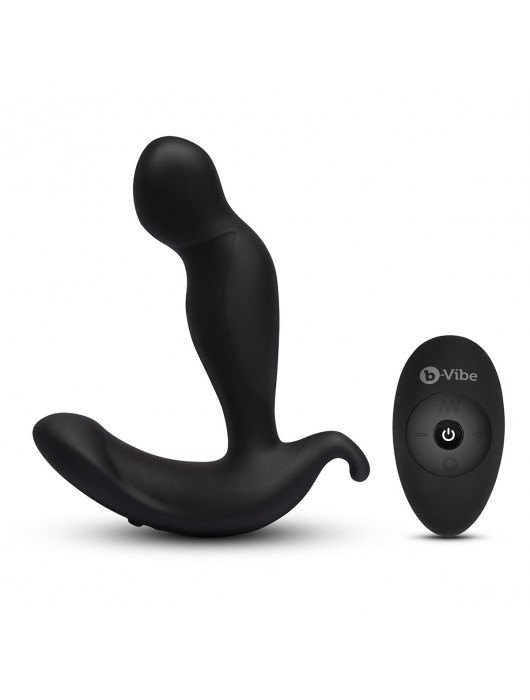 Черный анальный стимулятор с вращением и вибрацией 360 Plug - 13 см. - b-Vibe - в Реутове купить с доставкой