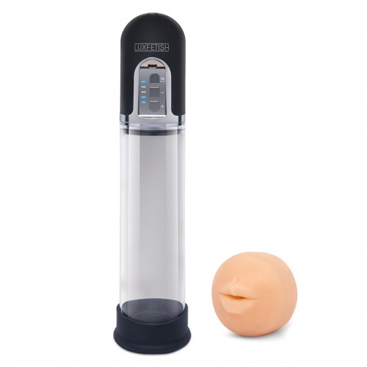 Автоматическая вакуумная помпа-мастурбатор Blowjob Auto Sucker Penis Enlarger Pump - Lux Fetish - в Реутове купить с доставкой