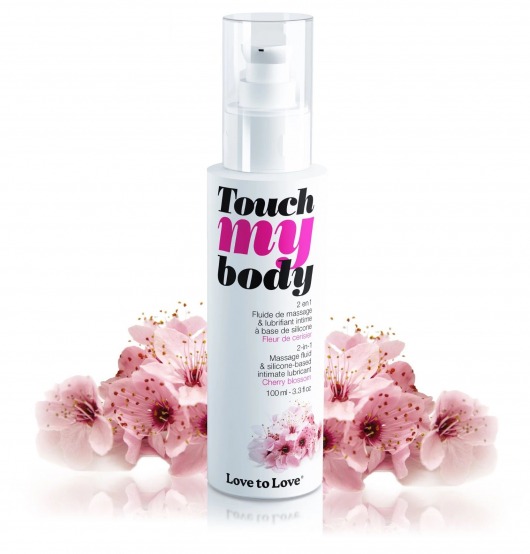 Силиконовый лубрикант 2-в-1 Touch My Body с ароматом вишнёвого цвета - 100 мл. - Love to Love - купить с доставкой в Реутове