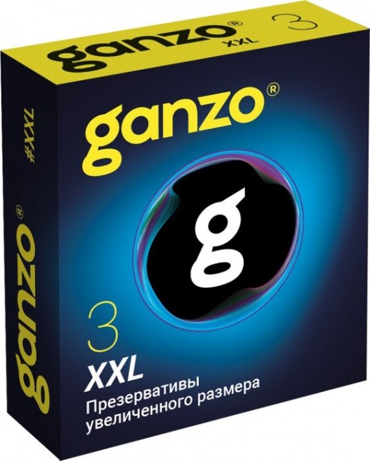 Презервативы увеличенного размера Ganzo XXL - 3 шт. - Ganzo - купить с доставкой в Реутове