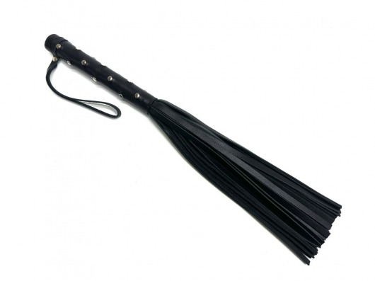 Кожаная плеть «Звездное небо» - 43 см. - БДСМ Арсенал - купить с доставкой в Реутове