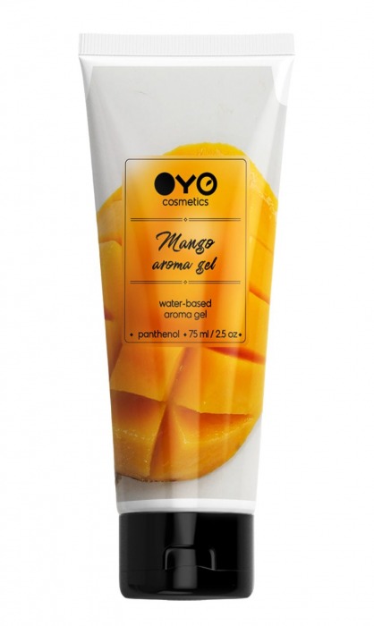 Лубрикант на водной основе OYO Aroma Gel Mango с ароматом манго - 75 мл. - OYO - купить с доставкой в Реутове