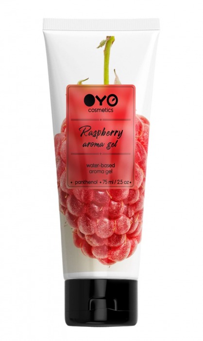 Лубрикант на водной основе OYO Aroma Gel Raspberry с ароматом малины - 75 мл. - OYO - купить с доставкой в Реутове