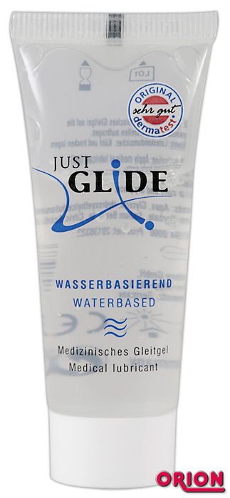 Вагинальная смазка на водной основе JUSTGLIDE - 20 мл. - Orion - купить с доставкой в Реутове